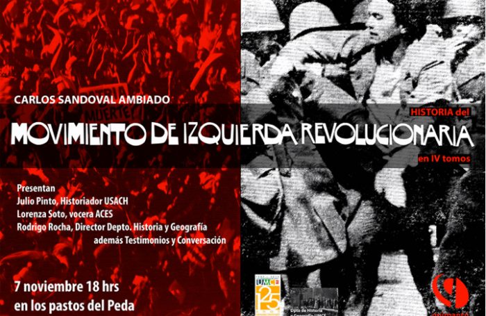 Lanzan biografía de Miguel Enríquez y cuatro tomos con la historia del MIR