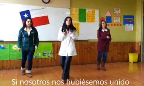 Profesoras de Carahue protestan cantándole a lo ‘Pandora’ a Gajardo y Eyzaguirre