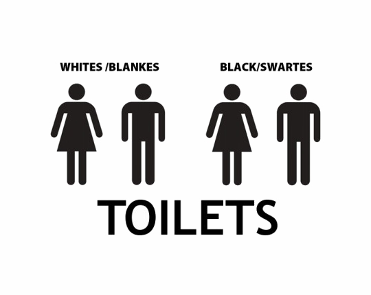 Investigan a empresa sudafricana por habilitar baños para negros