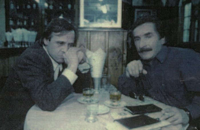 Mauricio Pesutic y Rodolfo Bravo, en los 80.