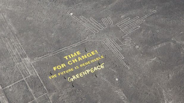 Perú  denuncia a Greenpeace por intervención ilegal en las Líneas de Nazca