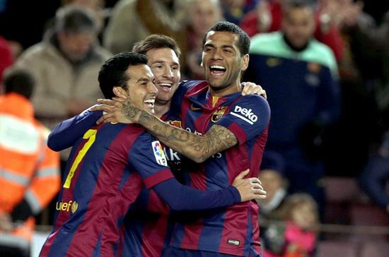 Otro triplete de Messi fue el seguro de vida del Barça para derrotar 5-1 al Espanyol