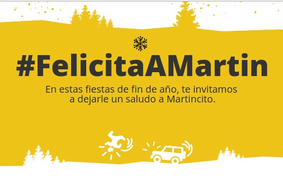«Martín… sólo espero que el ‘viejito’ no te traiga regalo este año» es uno de los casi 21 mil mensajes en «Felicita a Martín»