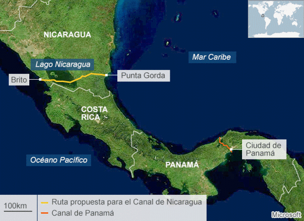 Nicaragua, un país dividido por un canal que aún no empieza a construirse