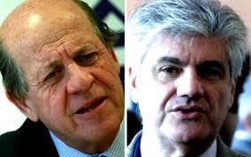 Délano y Lavín llegan sorpresivamente a la Fiscalía y se ofrecen a colaborar