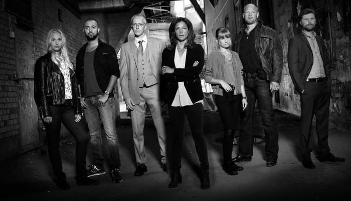 Elenco de la producción televisiva "Arne Dahl" que interpreta el grupo A