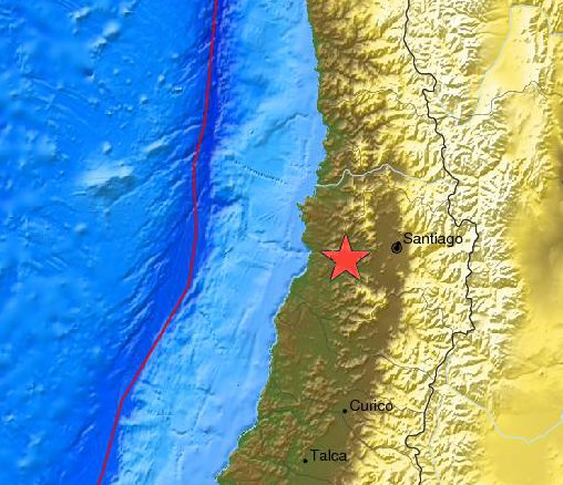 Sismo que desveló a santiaguinos alcanzó 4.8 grados Richter y se sintió en toda la zona central