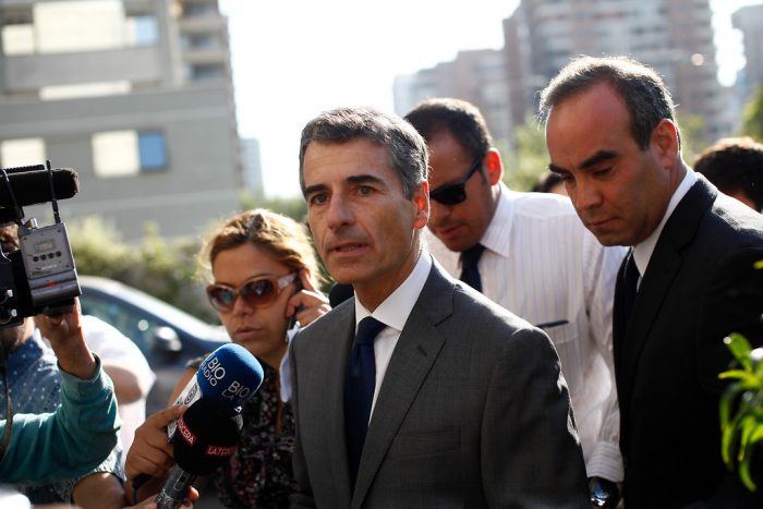 Andrés Velasco declara como imputado en el Pentagate