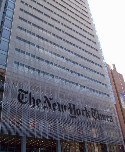 Las autoridades eliminan la cuenta de The New York Times del Twitter chino