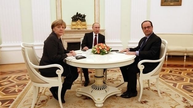 Líderes mundiales reunidos en  Minsk firman la paz en Ucrania con acuerdo de 13 puntos