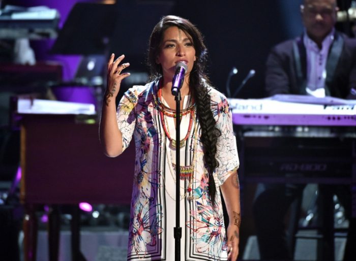 La presentación de Anita Tijoux en los premios Grammy