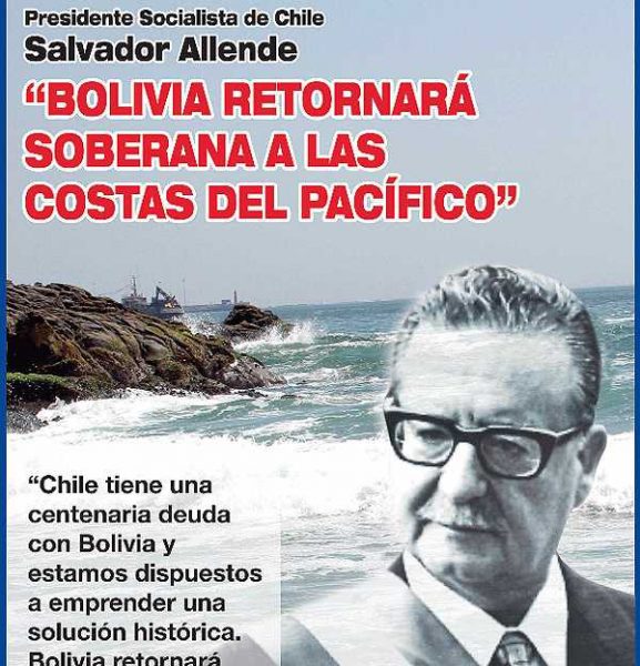 Bolivia publica un inserto en El Mercurio con palabras de Salvador Allende a favor de la demanda marítima