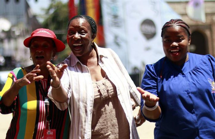 El grupo sudafricano Mahotella Queen Foto: EFE