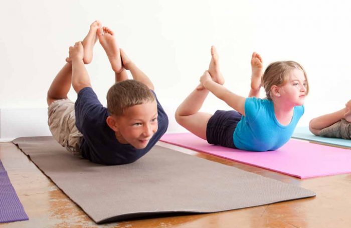 Yoga infantil en los Café Aire Libro de Providencia, todos los sábados de febrero