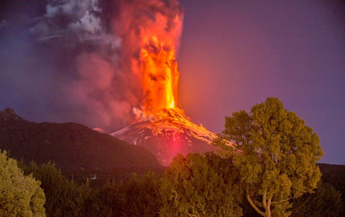[Video] La espectacular erupción del volcán Villarrica