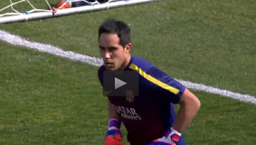 [Video] La impresionante tapada de Claudio Bravo vs. el Granada