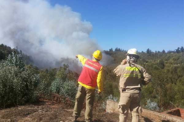Se mantiene Alerta Roja por incendio en Valparaíso