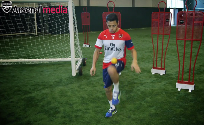 Video: Alexis Sanchez se luce dominando de todo