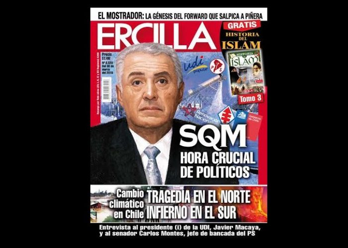 Revista Ercilla: «SQM, hora crucial de políticos»