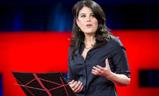El discurso que le valió una ovación a Monica Lewinsky