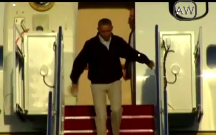 Video: El «resbalón» de Obama
