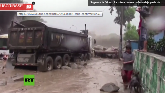 Video: Impactantes imágenes de las inundaciones en Perú.