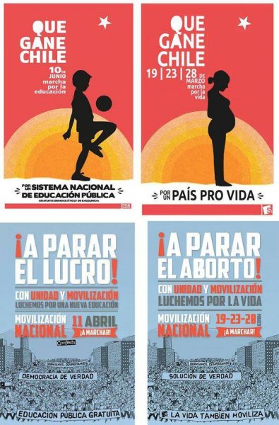 Guillo y Comando Gráfico Recabarren denuncian plagio en campaña anti aborto de Solidaridad UC
