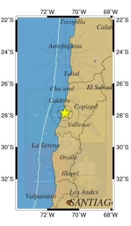 Sismo de 5,0 grados de magnitud sacude el norte del país