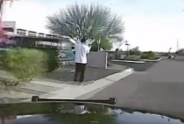 Video: Imágenes fuertes: Policía atropella a sospechoso armado en Arizona