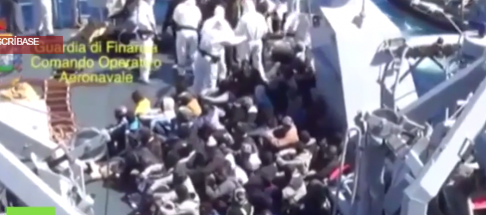 Video: Impactantes imágenes del barco desaparecido con 700 migrantes africanos a bordo