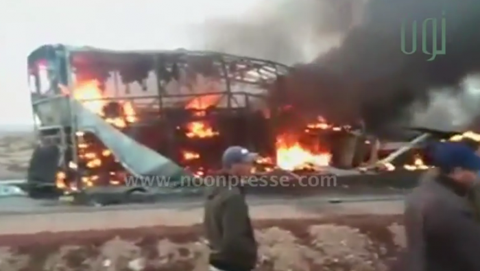 Video: Impactantes imágenes del accidente de bus que dejó 31 muertos en Marruecos
