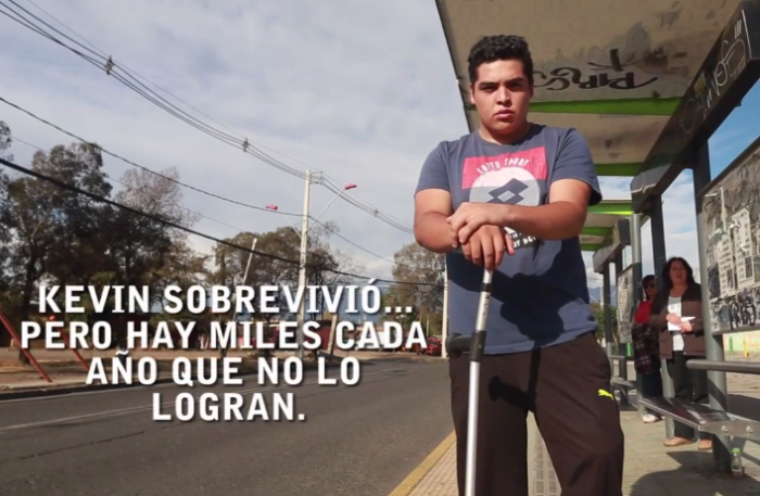 Video: «Soy un sobreviviente», la campaña de Carabineros que tiene a Kevin Silva como rostro