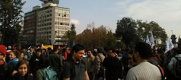 Video: Mira el inicio hoy de la marcha masiva de los estudiantes