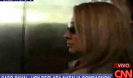 Video: Así fue la llegada de Natalia Compagnon a la Fiscalía por el caso Caval