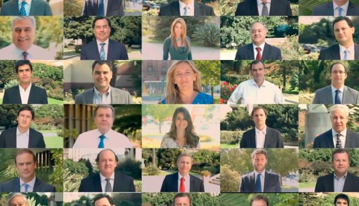 Video: Políticos UDI lanzan campaña en contra del abuso y la violencia hacia Carabineros