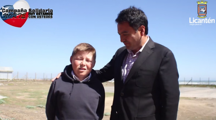 Video: Víctor «Zafrada» Díaz participa en campaña para ayudar los afectados por el aluvión
