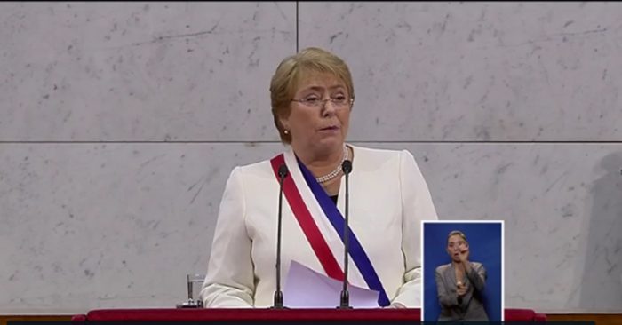 Bachelet anuncia creación de canal de Tv cultural, de acceso libre, gratuito y sin publicidad