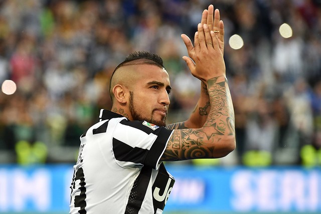 Juventus levantó la copa en Italia con Vidal a la cabeza (fotos)