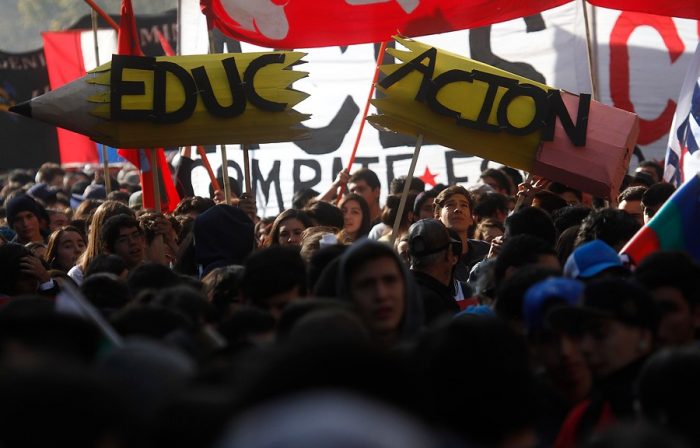 Organizadores cifran en 150 mil los asistentes a marcha de estudiantes marcada por consignas anticorrupción