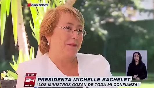 Bachelet en abril: “Cuando anuncie cambio de gabinete no lo haré a través de una entrevista”
