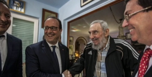 Video: Europa se abre a Cuba, François Hollande visita a Fidel Castro en La Habana