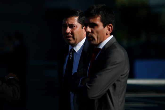 Carlos Gajardo y Pablo Norambuena, los fiscales top en la manifestación por el fortalecimiento del Ministerio Público