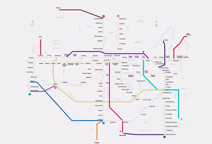 Video: Así quedaría el Metro de Santiago para el año 2030 con la propuesta de la Cámara Chilena de la Construcción