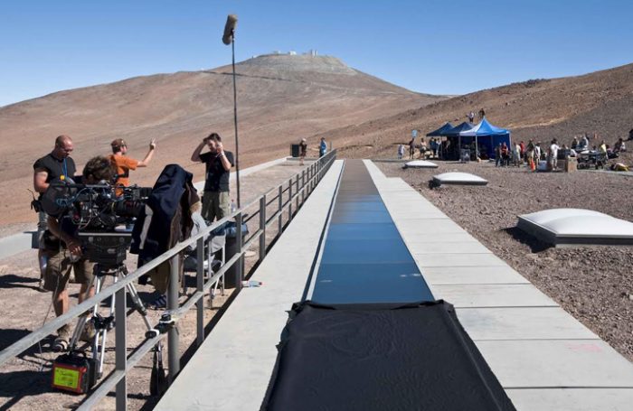 Filming 'Quantum Of Solace' at ESO Paranal, Chile