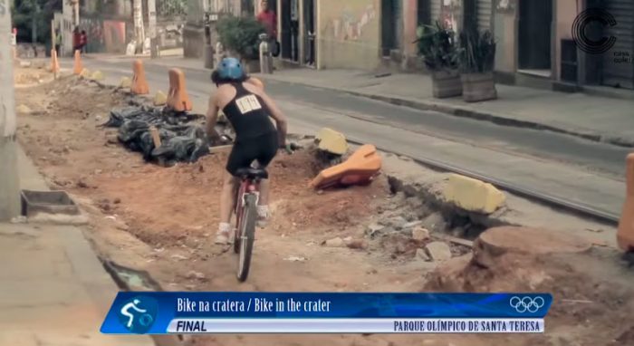 Video: La olímpica crítica de los vecinos de Río de Janeiro a las obras viales incompletas en la ciudad sede