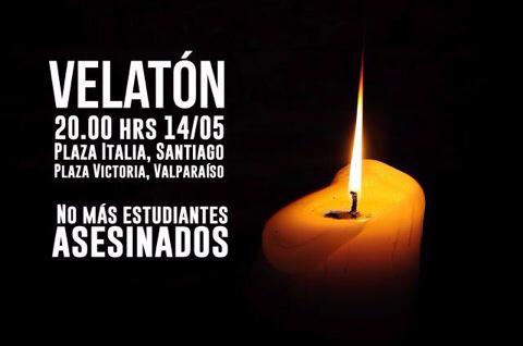 Convocan a velatón en varias ciudades del país en memoria de los estudiantes asesinados en Valparaíso