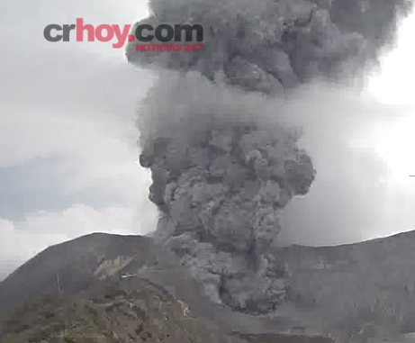 Video: Impactantes imágenes de la erupción del volcán Turrialba en Costa Rica
