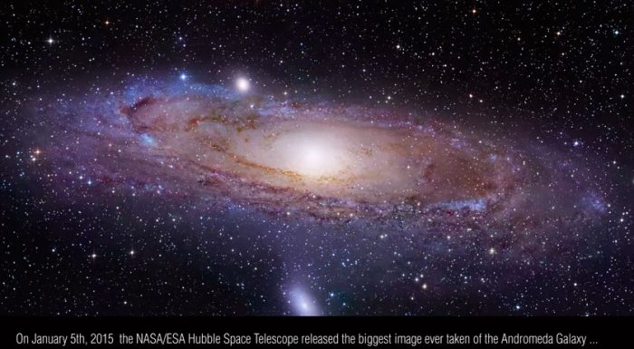 Video: La NASA reveló la foto de la galaxia Andrómeda como la más grande del mundo