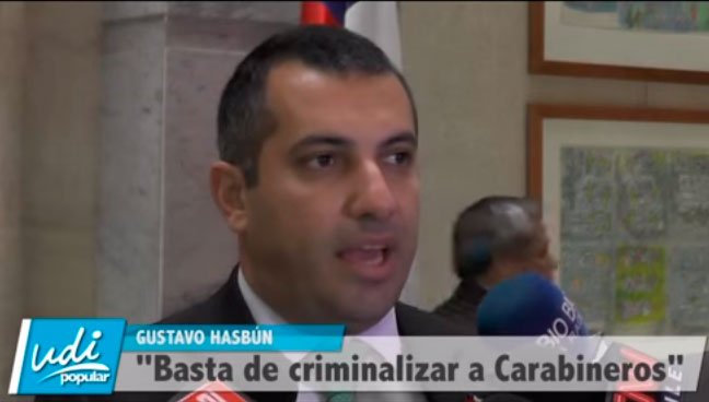 Video: Hasbún pide parar con la criminalización a Carabineros rechaza el ultimátum de Aleuy