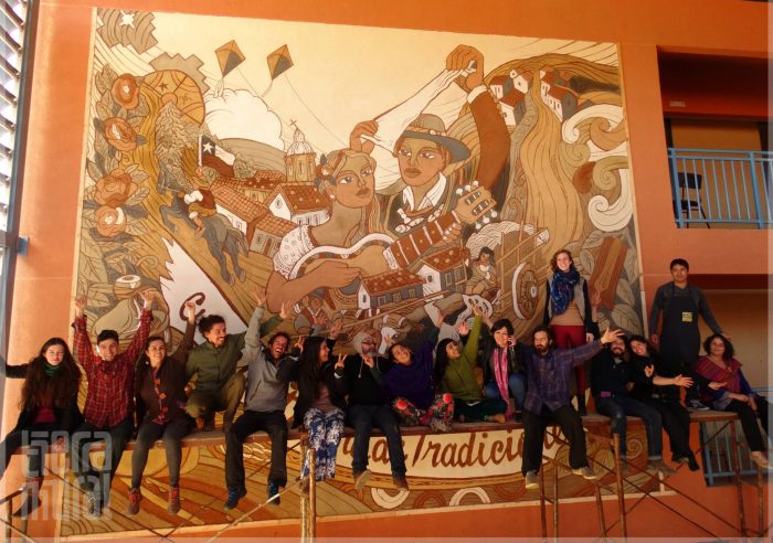 Proyecto Murales de Tierra: el potencial expresivo en la Región de El Maule